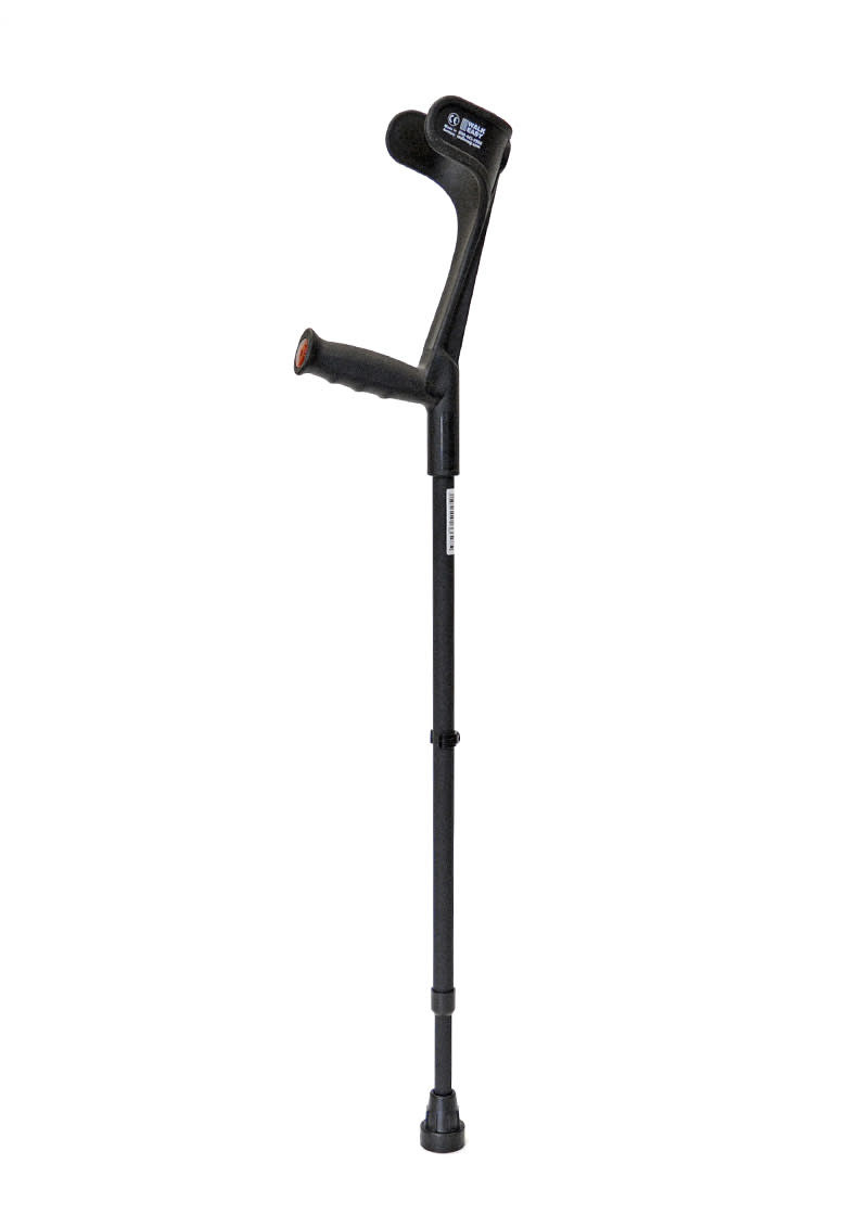 WalkEasy Forearm Crutch Soft Grip Adjustable Half Cuff Adult Pair