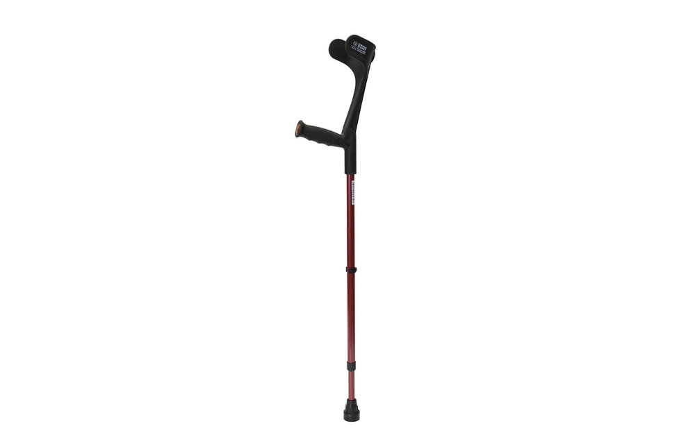 WalkEasy Forearm Crutch Soft Grip Adjustable Half Cuff Adult Pair