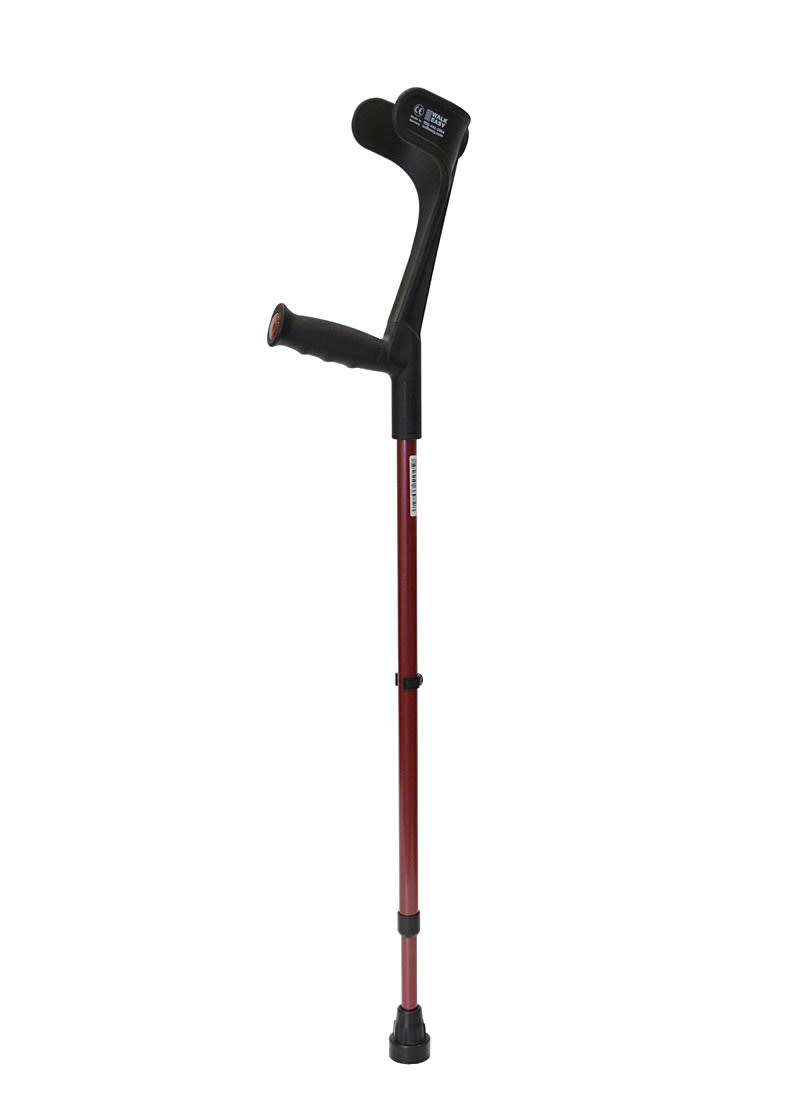 WalkEasy Forearm Crutch Soft Grip Adjustable Half Cuff Adult Pair