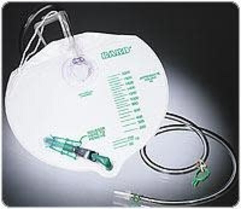 BRD-Bard Bard Urinary Drainage Bag with Anti-Reflux Chamber Bed Side 2000ml/2L