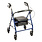 Drive Medical Drive Rollator Steel 6" Blue 350lb Four Wheel Walker