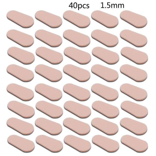 PT-ProTech ProTech Self-Stick Foam Nose Pads for Eyewear Comfort Peach 10/bx