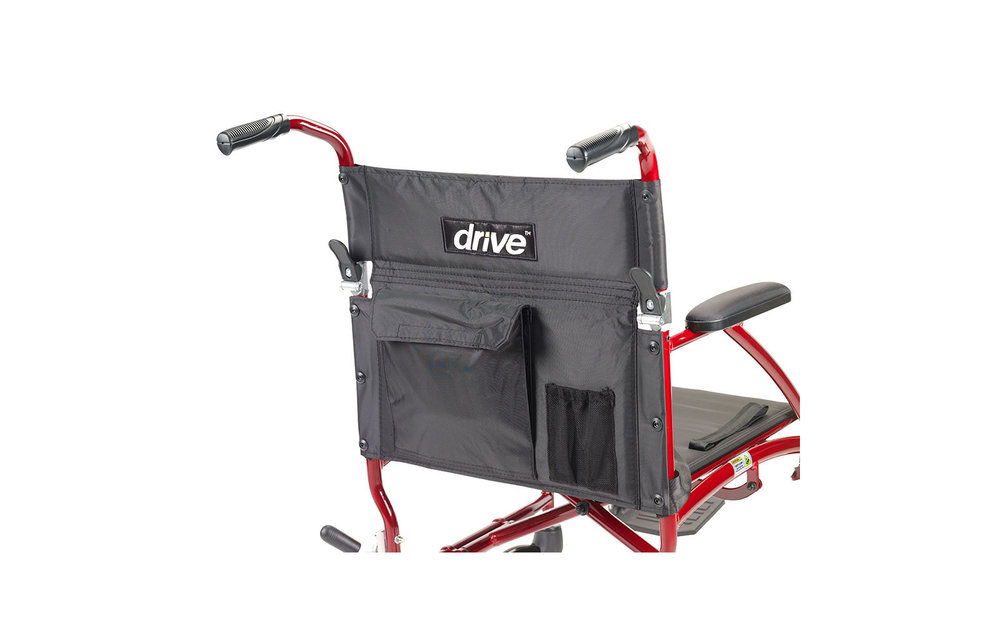 Fly-Lite Aluminum Transport Chair 19" 300 lb