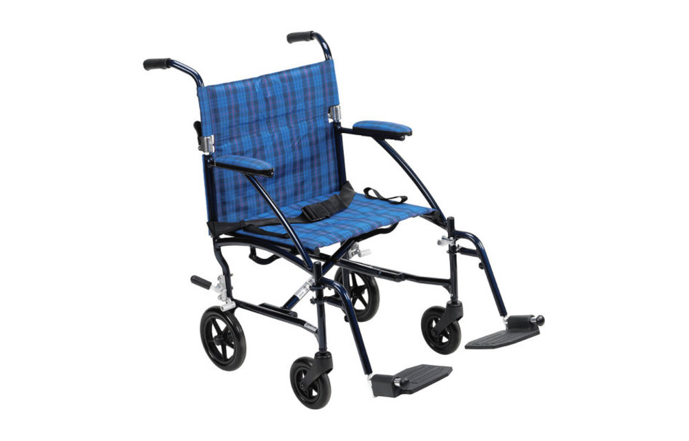 Fly-Lite Aluminum Transport Chair 19" 300 lb