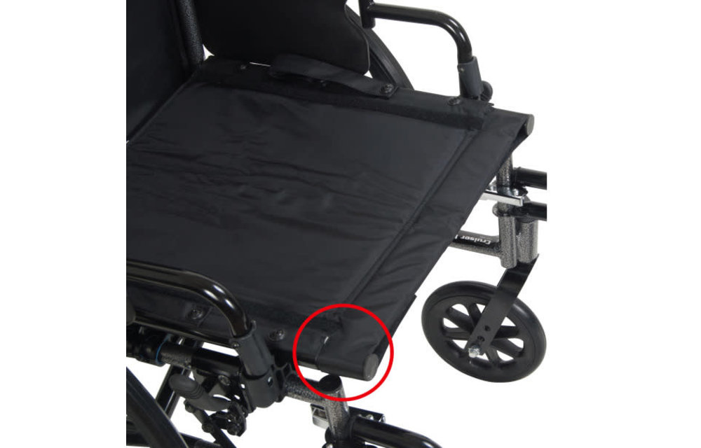 Cruiser X4 Wheelchair Adjustable Seat Height Detachable Desk Arm (ADDA) Foot Rest (SF) 300lbs
