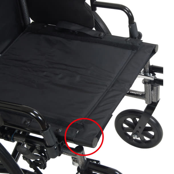 Cruiser X4 Wheelchair Adjustable Seat Height Detachable Desk Arm (ADDA) Foot Rest (SF) 300lbs