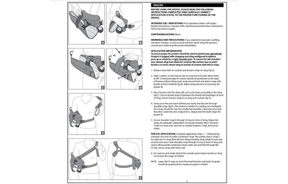 DJO Uniquely Universal UltraSling Pro IV