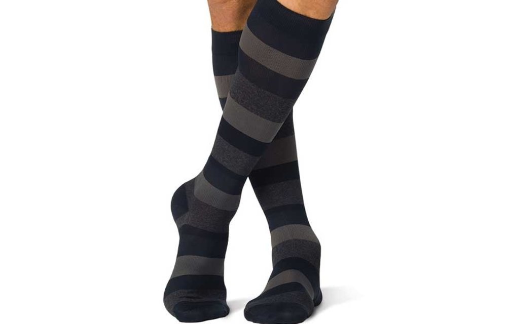 Microfiber Shades for Men Knee High 15-20mmHg