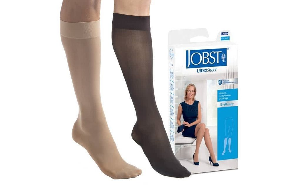 Jobst UltraSheer Stockings Knee High 15-20mmHg