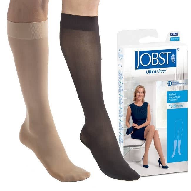 Jobst UltraSheer Stockings Knee High 15-20mmHg