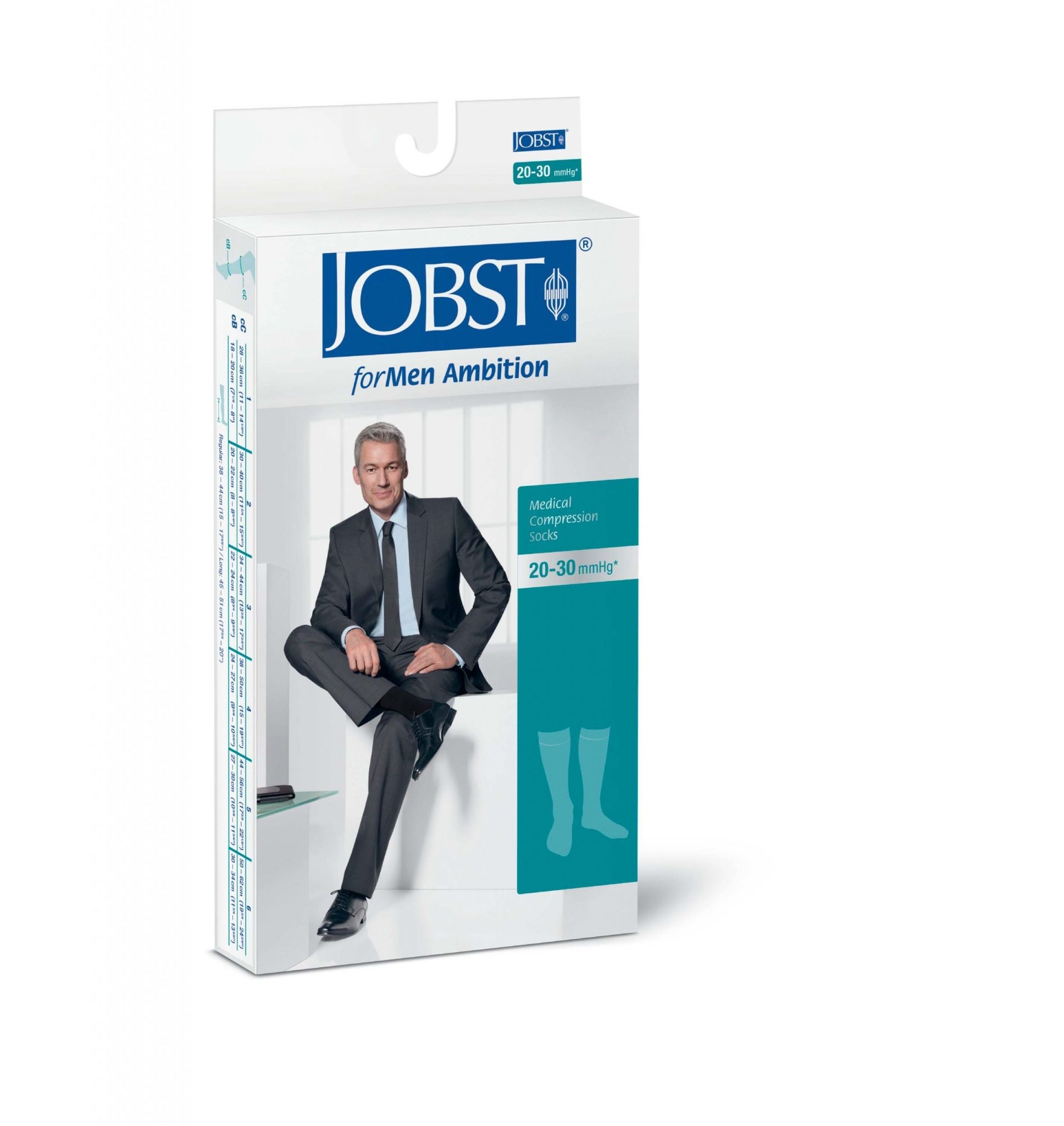JOB-Jobst Jobst Ambition for Men 20-30 mmHg Black