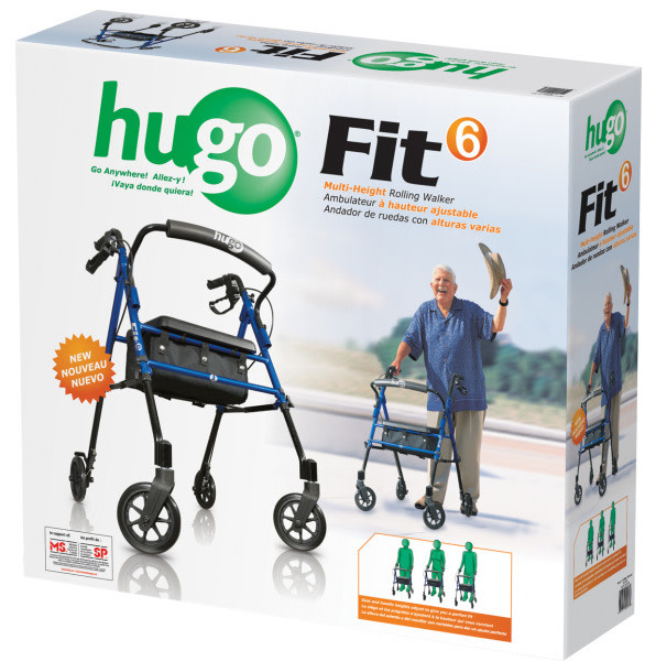 DRV-Drive Medical Hugo Fit 6 Rollator