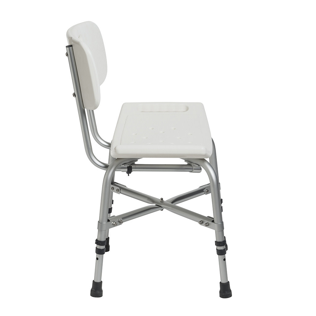 Drive Deluxe Heavy Duty Shower Chair w/Cross-Frame Brace 500lbs