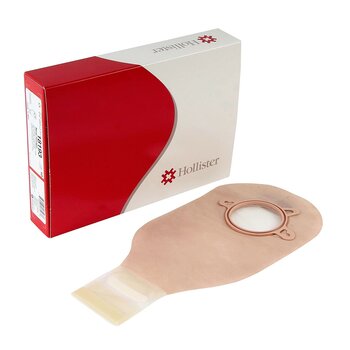 Hollister Hollister New Image Transparent Drainable Pouch w/Filter 2 1/4" (57mm) Flange 12" (30cm) 10/bx