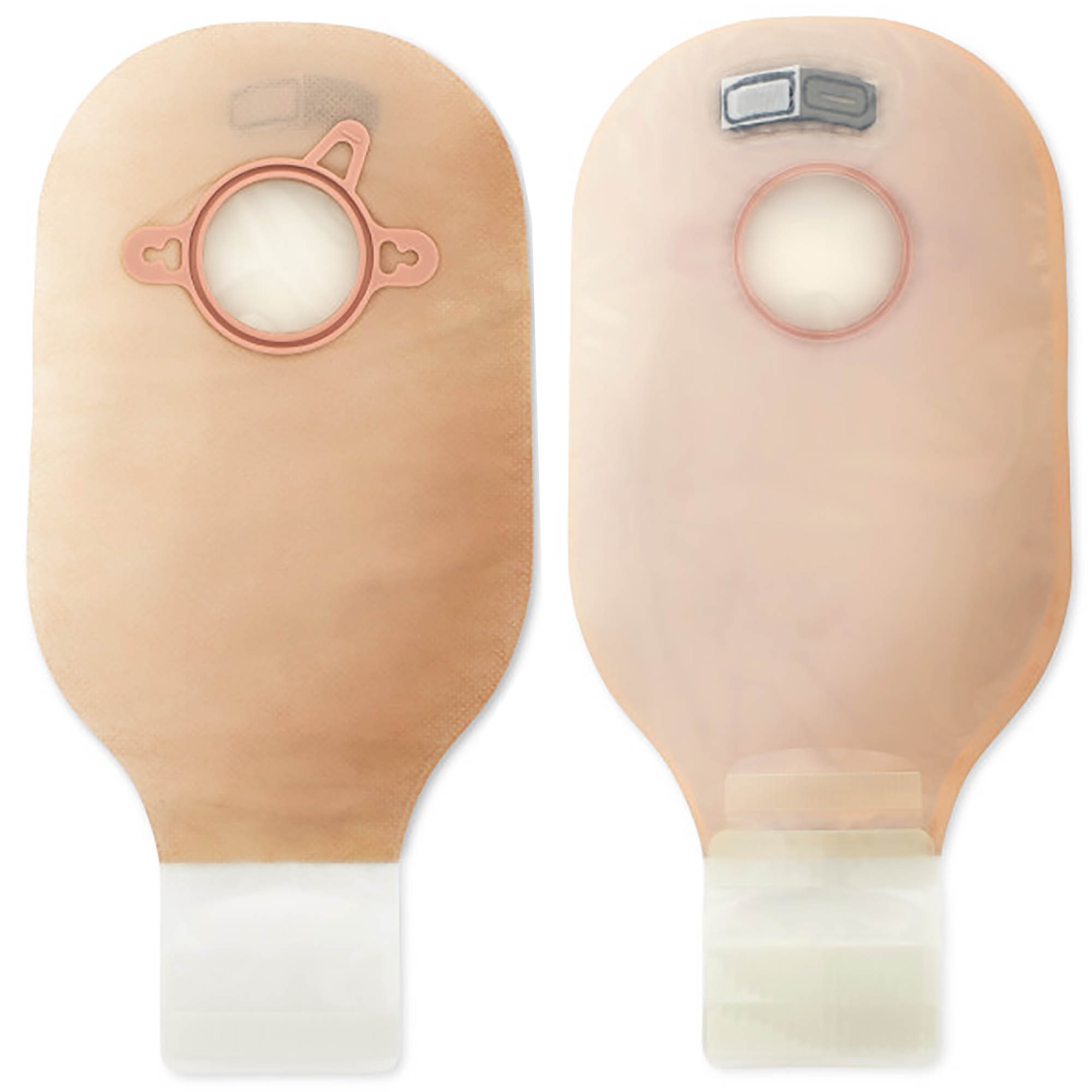 Hollister New Image Transparent Drainable Pouch w/Filter 2 1/4" (57mm) Flange 12" (30cm) 10/bx