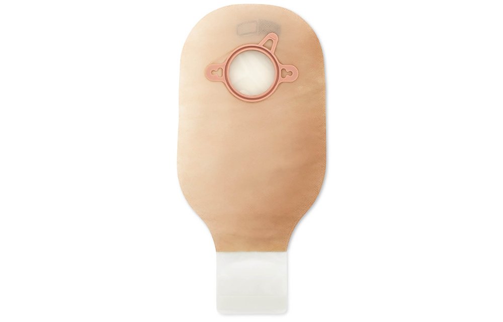 Hollister New Image Transparent Drainable Pouch w/Filter 2 1/4" (57mm) Flange 12" (30cm) 10/bx