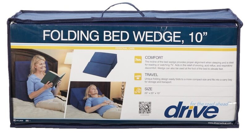 DRV-Drive Medical Folding Bed Wedge Travel