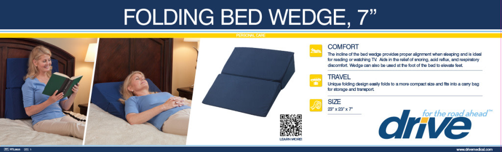 Folding Bed Wedge Travel