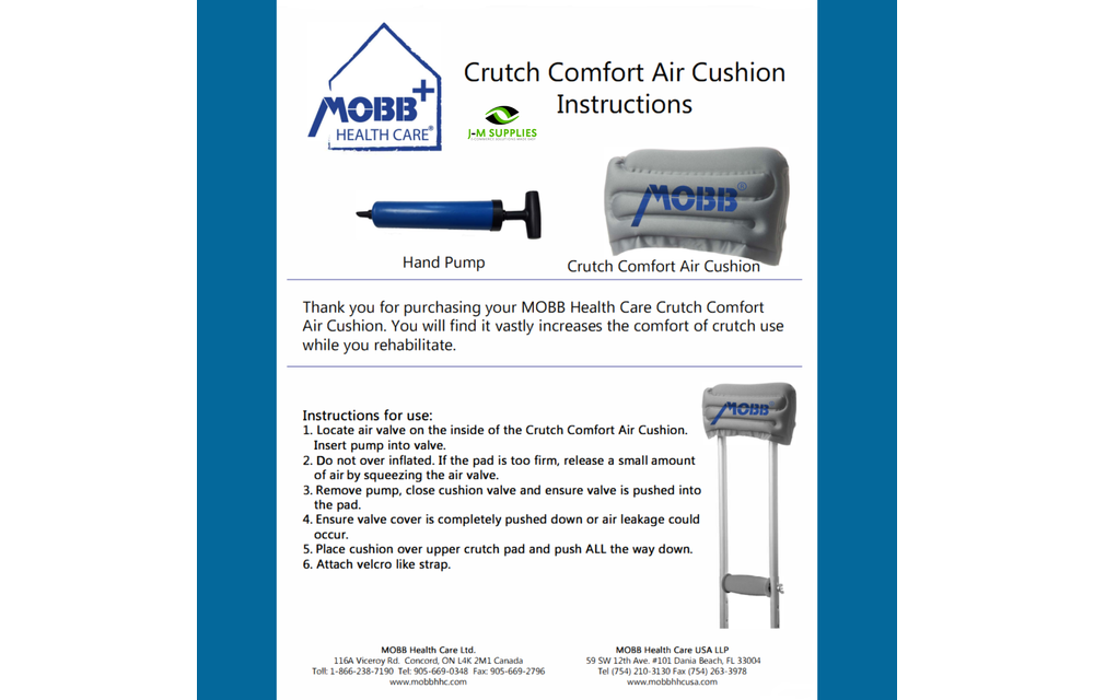 MOBB Crutch Comfort Air Cushion