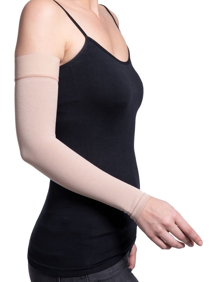 Advanced Arm Sleeve 20-30mmHg Beige w/Grip Top