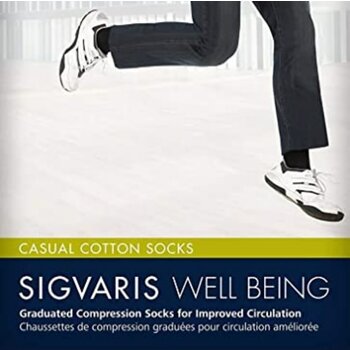 SIGVARIS Sigvaris Casual Cotton Socks  for Men 15-20 mmHg