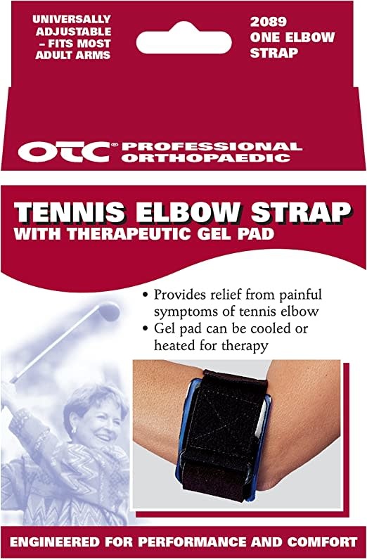 OTC Tennis Elbow Strap w/Therapeutic Gel Pad