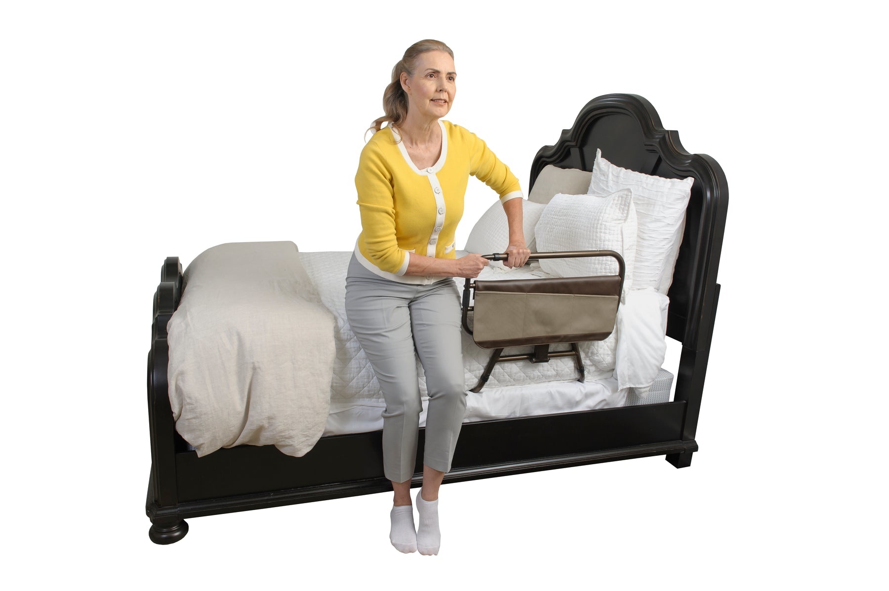 SIG-Signature Stander Stander Signature Life Sleep Safe Bed Rail 300lbs