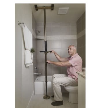 SIG-Signature Stander Stander Signature Life Sure Stand Security Pole with Handles 300lbs