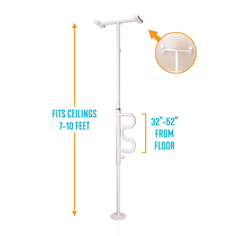 STN-Stander Stander Security Pole & Curve Grab Bar 300lbs