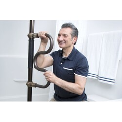 Signature Stander Stander Signature Life Sure Stand Security Pole Double Grab Bar 300lbs (Pole Sold Separately)