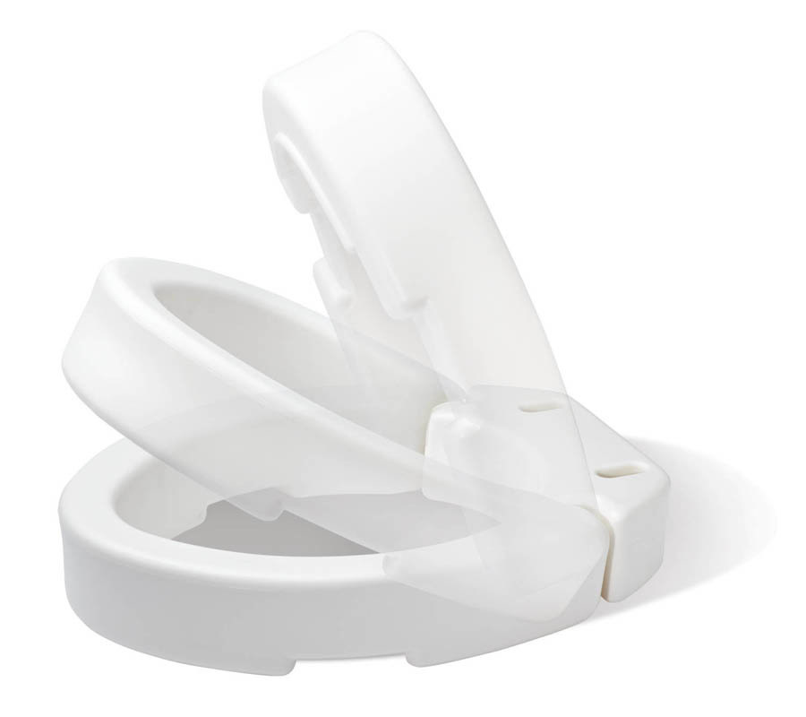 Carex Hinged Toilet Seat Riser 3.5"