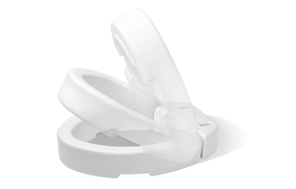 Carex Hinged Toilet Seat Riser 3.5"