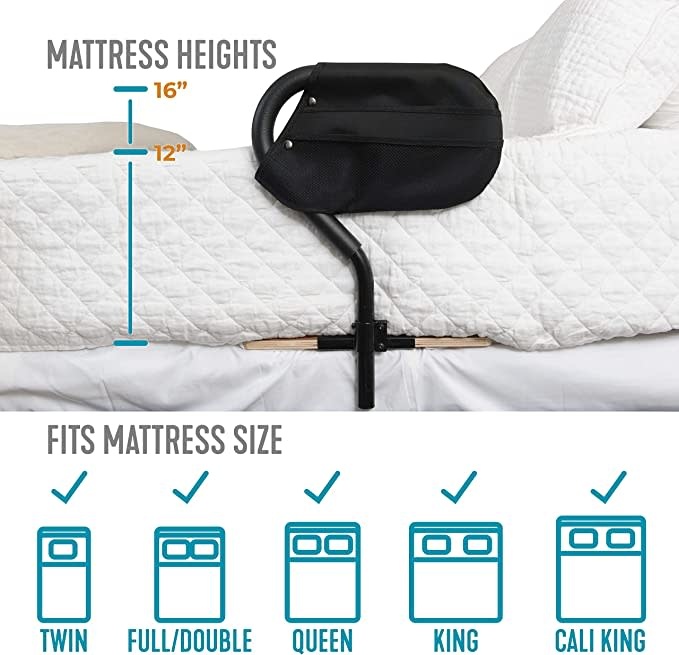 Stander BedCane + 4 Pocket Organizer 300lbs