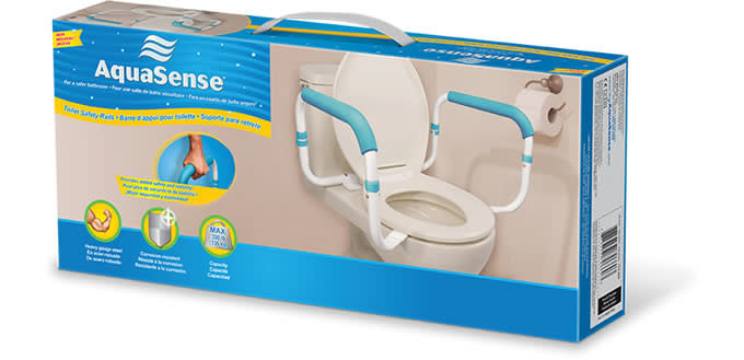AquaSense Toilet Safety Frame 300lbs