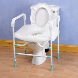 GOR-Gordon Prima Free Standing Multi-Frame Safety Frame & Commode with Removable Seat 418lbs