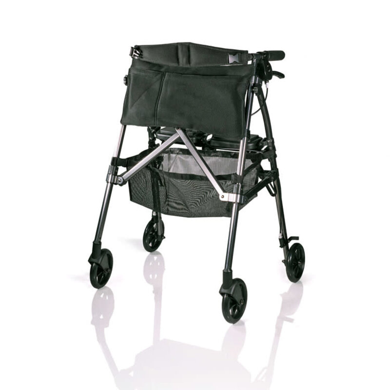 STNDR-Stander Stander EZ Fold-N-Go Rollator with Basket and Removable Pouch