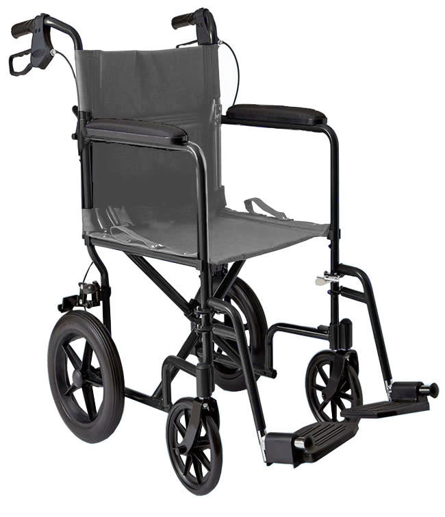 MOBB Lightweight Transport Chair 12" Wheels