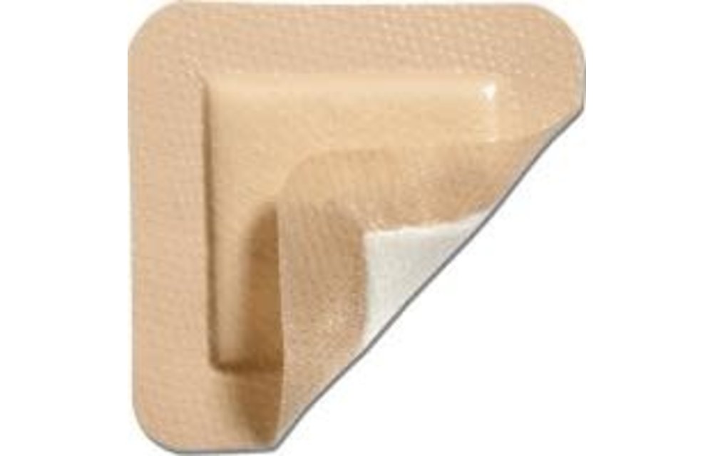 Mepilex Border Adherent Soft Silicone Dressings 7.5x7.5cm 5bx
