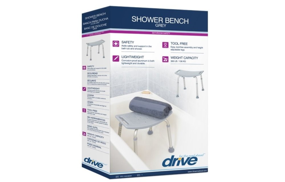 Drive Bath Seat w/Out Back 300lbs