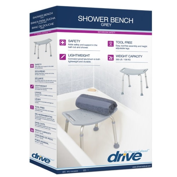Drive Bath Seat w/Out Back 300lbs