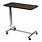 Drive Medical Drive Non-Tilt Overbed Table Walnut Top
