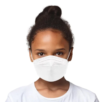 CA-CANADAMASQ CA-N95 Kids White Disposable Respirator Mask Made in Canada 10/bg