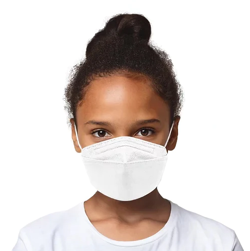 CA-N95 Kids White Disposable Respirator Mask Made in Canada 10/bg