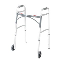 Drive Medical Drive Deluxe 2-Wheel Walker 350lbs Adult