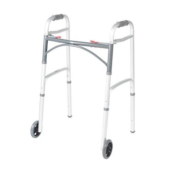 Drive Medical Drive Deluxe 2-Wheel Walker 350lbs Adult