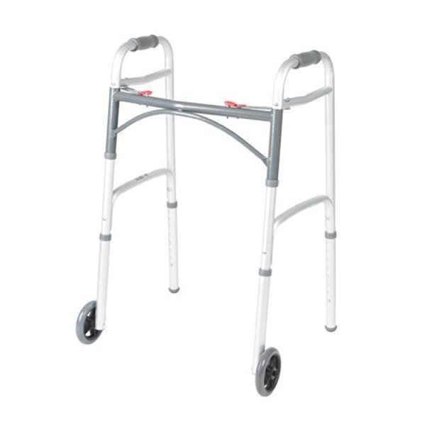 Drive Deluxe 2-Wheel Walker 350lbs Adult