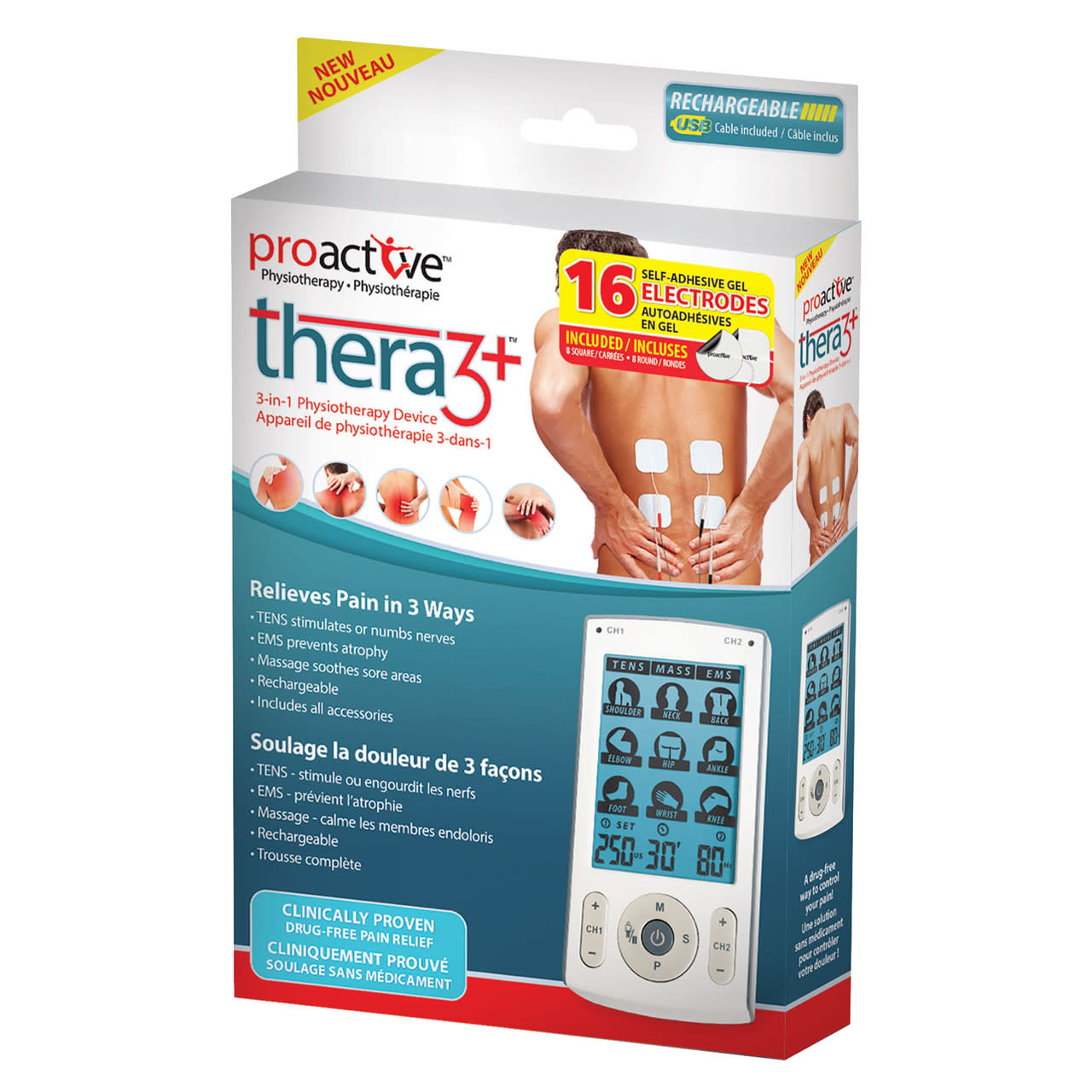 ProActive Thera3+ Tens Device 3-in-1