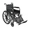 Drive Medical Drive Silver Sport 2 Wheelchair Detachable Full Arm (DFA) Elevated Leg Rest (ELR) 300lbs
