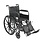 DRV-Drive Medical Drive Silver Sport 2 Wheelchair Detachable Full Arm (DFA) Elevated Leg Rest (ELR) 300lbs