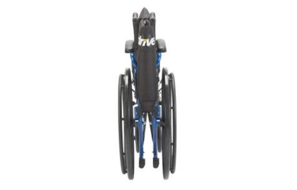 Blue Streak Wheelchair Flip Back Desk Arm (FBD) Swing Away Foot Plates (SF) 250lbs